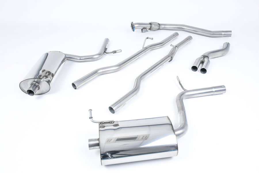 Milltek Non-Resonated Cat-Back Exhaust System – Fits Audi A4 B6 1.8T Cabrio (2001–2005)