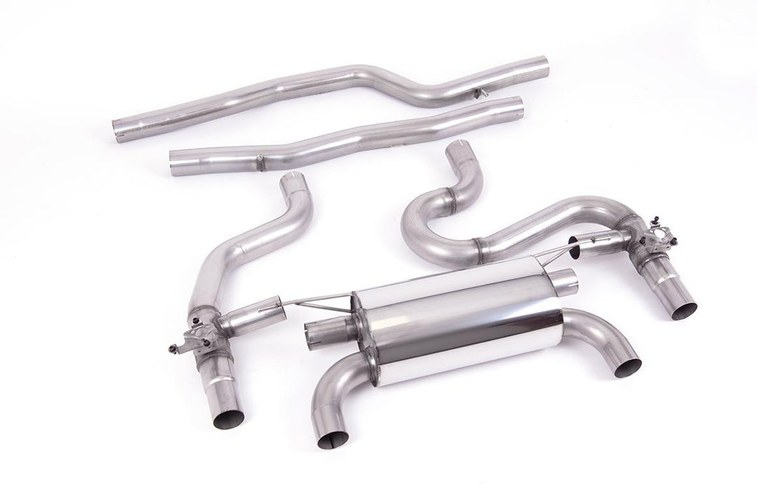 Milltek BMW F87 M2 Competition Cat-Back (2018 and Later) - Cat-Back - Burnt Titanium