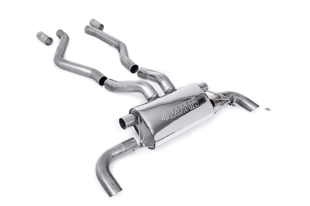 Milltek BMW G20 M340i Axle-Back (2021 and Later) - ECE Approved - Standard / No Tip Selection