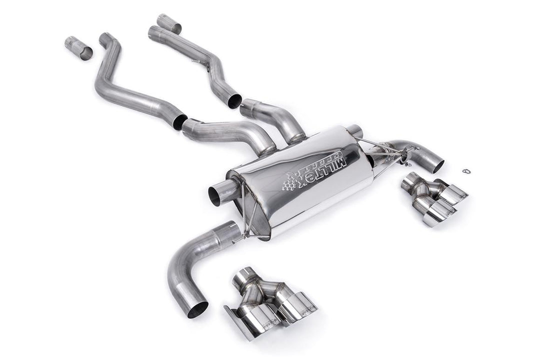 Milltek BMW G20 M340i Axle-Back (2021 and Later) - ECE Approved - Polished