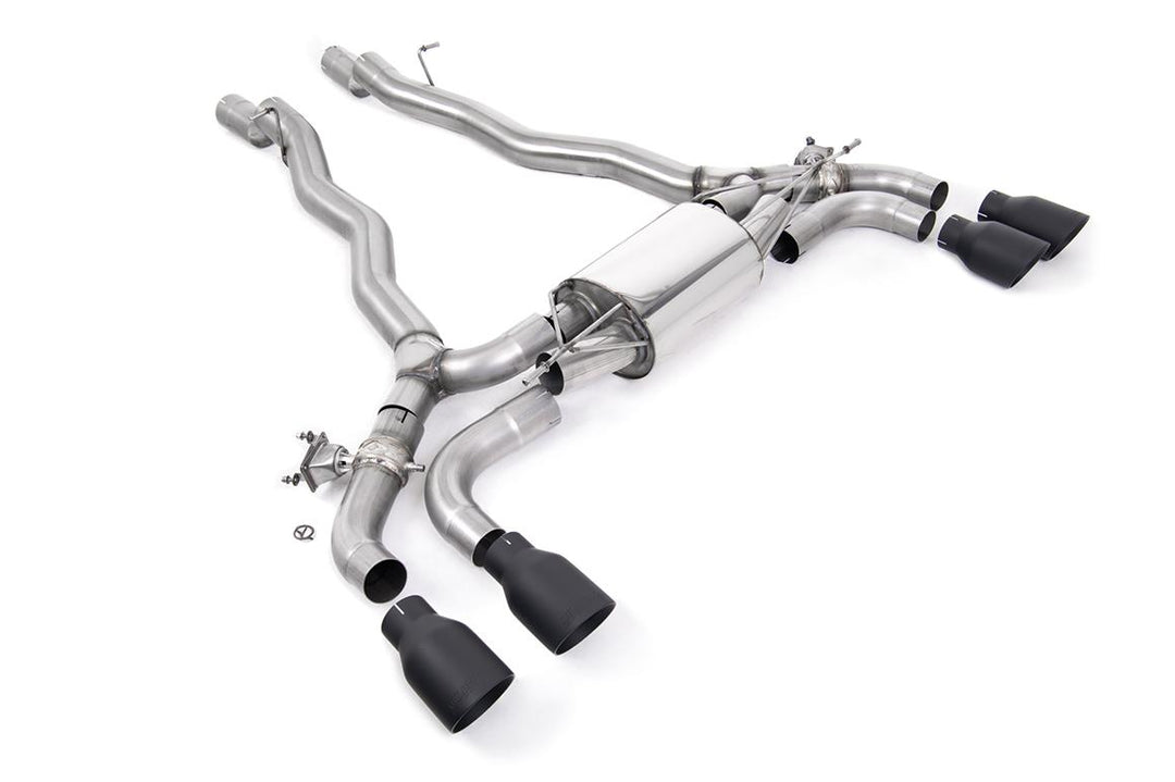 Milltek BMW F90 M5 Front Pipe / Exhaust (2019 and Later) - Front Pipe - Cerakote Black