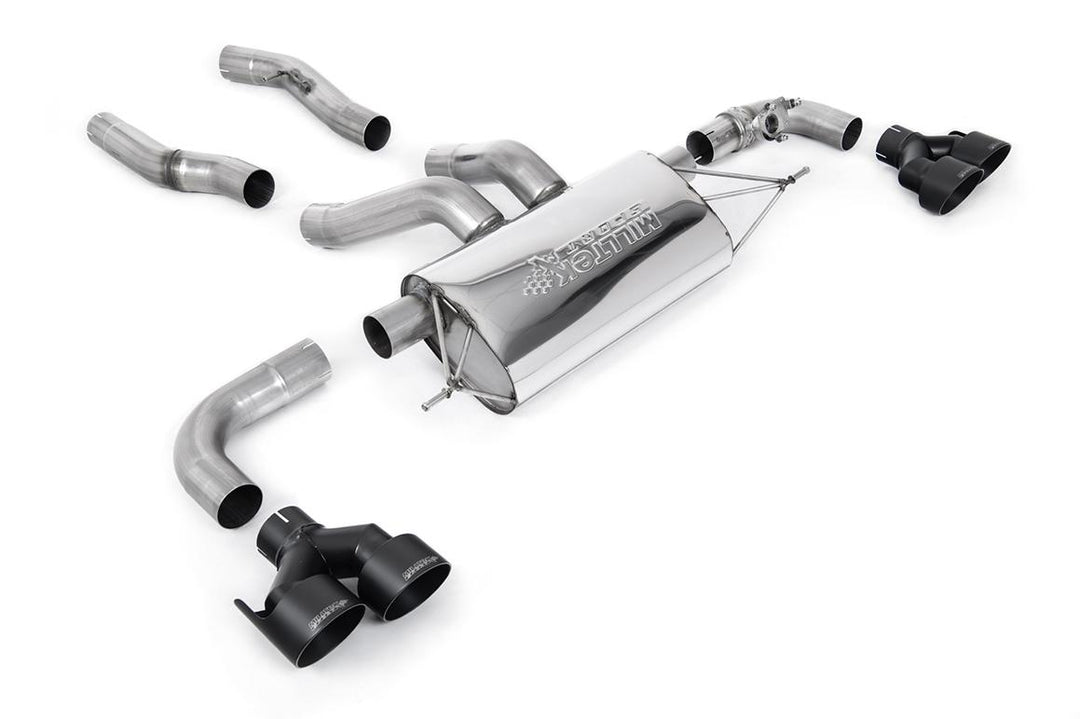 Milltek BMW G42 M240i Axle-Back (2022 and Later) - ECE Approved - Cerakote Black