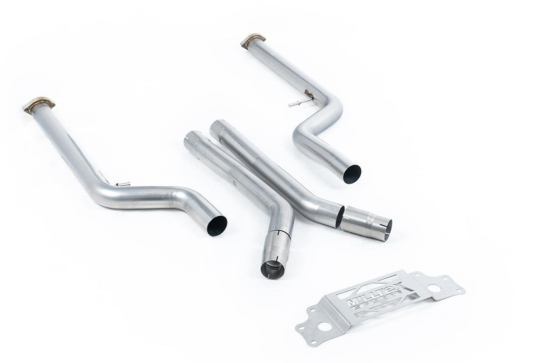 Milltek BMW G87 M2 Midpipe / Cat Bypass (2023 and Later) - Non-Resonated / Race - Standard / No Tip Selection