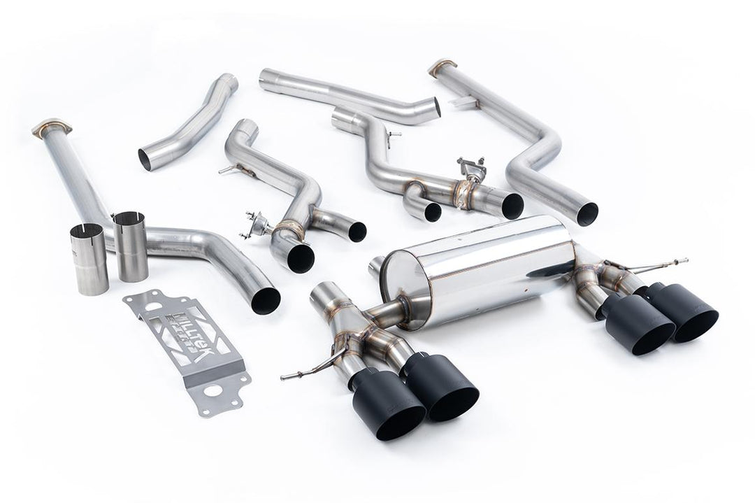 Milltek BMW G87 M2 Midpipe / Cat Bypass (2023 and Later) - Non-Resonated / Race - Cerakote Black