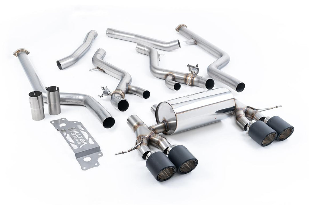 Milltek BMW G87 M2 Midpipe / Cat Bypass (2023 and Later) - Non-Resonated / Race - Carbon