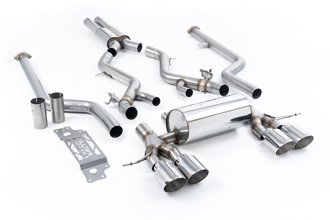 Milltek BMW G87 M2 Midpipe / Cat Bypass (2023 and Later) - Resonated / Race - Polished