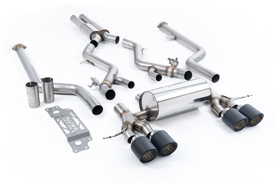 Milltek BMW G87 M2 Midpipe / Cat Bypass (2023 and Later) - Resonated / Race - Carbon