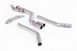 Load image into Gallery viewer, Milltek BMW G87 M2 Catless Downpipes (2023 and Later) - Catless / De-Cat / Non-Resonated (SSXBM1329) - Standard / No Tip Selection