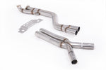 Load image into Gallery viewer, Milltek BMW G87 M2 Catless Downpipes (2023 and Later) - Catless / De-Cat / Non-Resonated / X-Pipe (SSXBM1331) - Standard / No Tip Selection