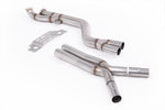 Load image into Gallery viewer, Milltek BMW G87 M2 Catless Downpipes (2023 and Later) - Catless / De-Cat / Non-Resonated / X-Pipe (SSXBM1332) - Standard / No Tip Selection