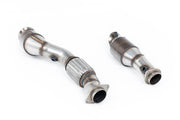 Milltek BMW G87 M2 Sports Cat Downpipes (2023 and Later) - Hi-Flow Sports Cat / Race (SSXBM1333) - Standard / No Tip Selection