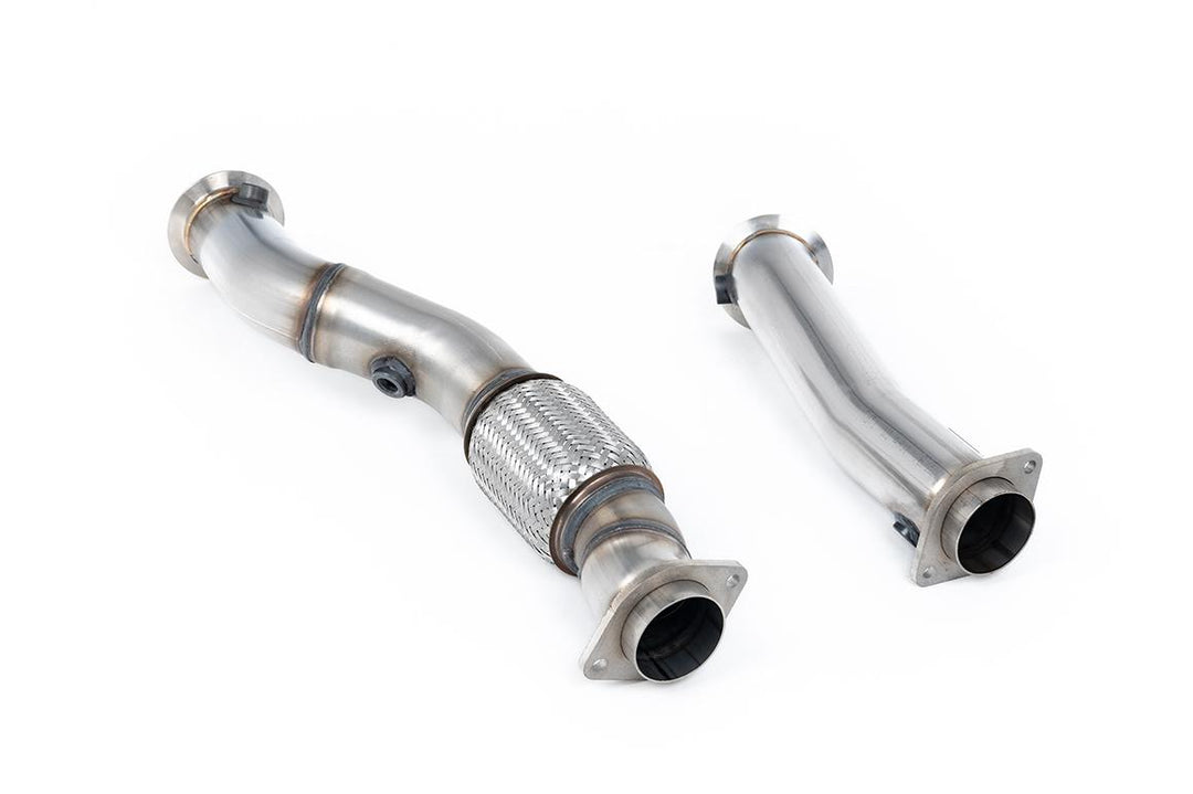 Milltek BMW G87 M2 Catless Downpipes (2023 and Later) - Catless / De-Cat (SSXBM1334) - Standard / No Tip Selection