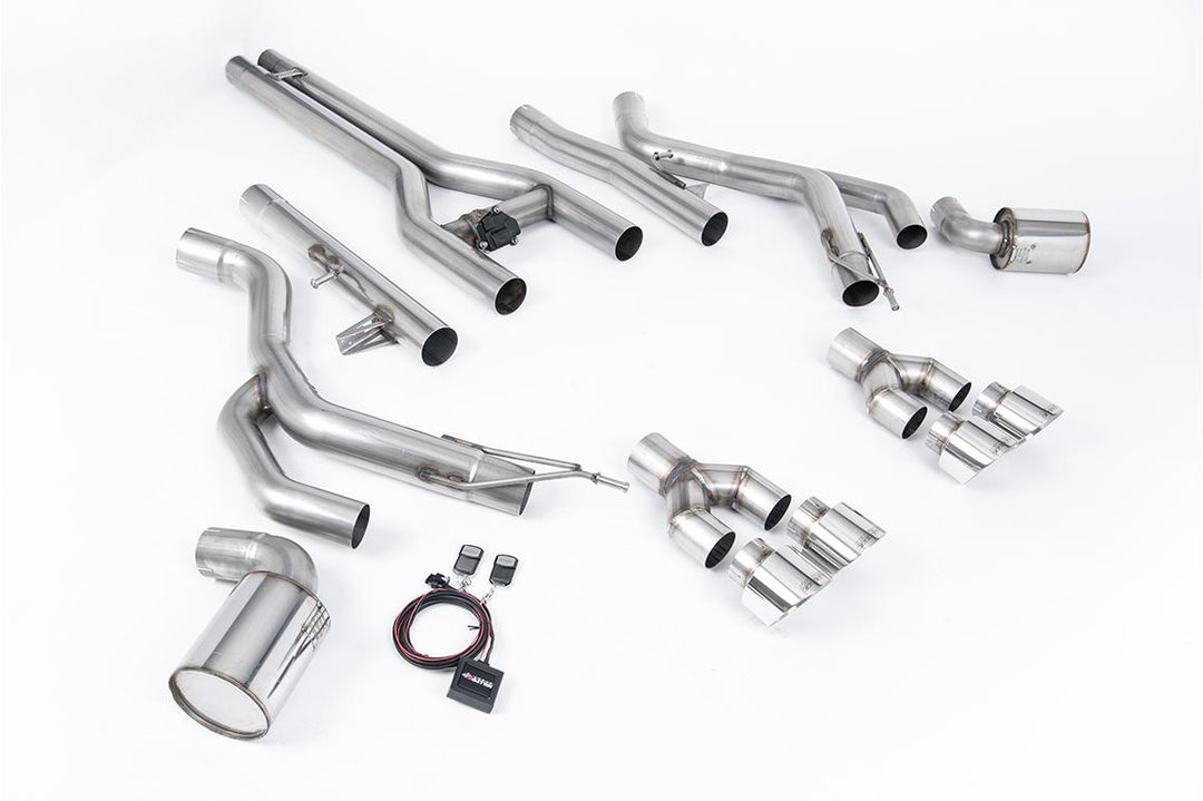 Milltek Dodge Challenger Hellcat Front Pipes (2015 to 2022) - Front Pipe - Polished