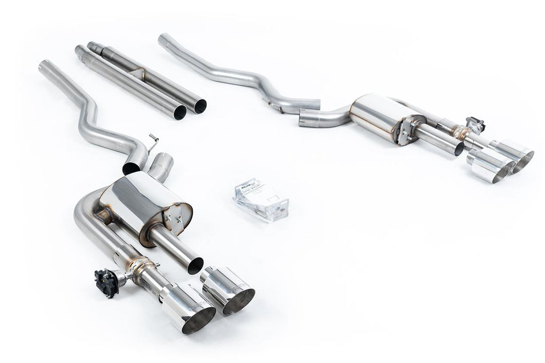 Milltek Ford Mustang S650 Dark Horse Cat-Back (2024 and Later) - Valved / H-Pipe - Polished