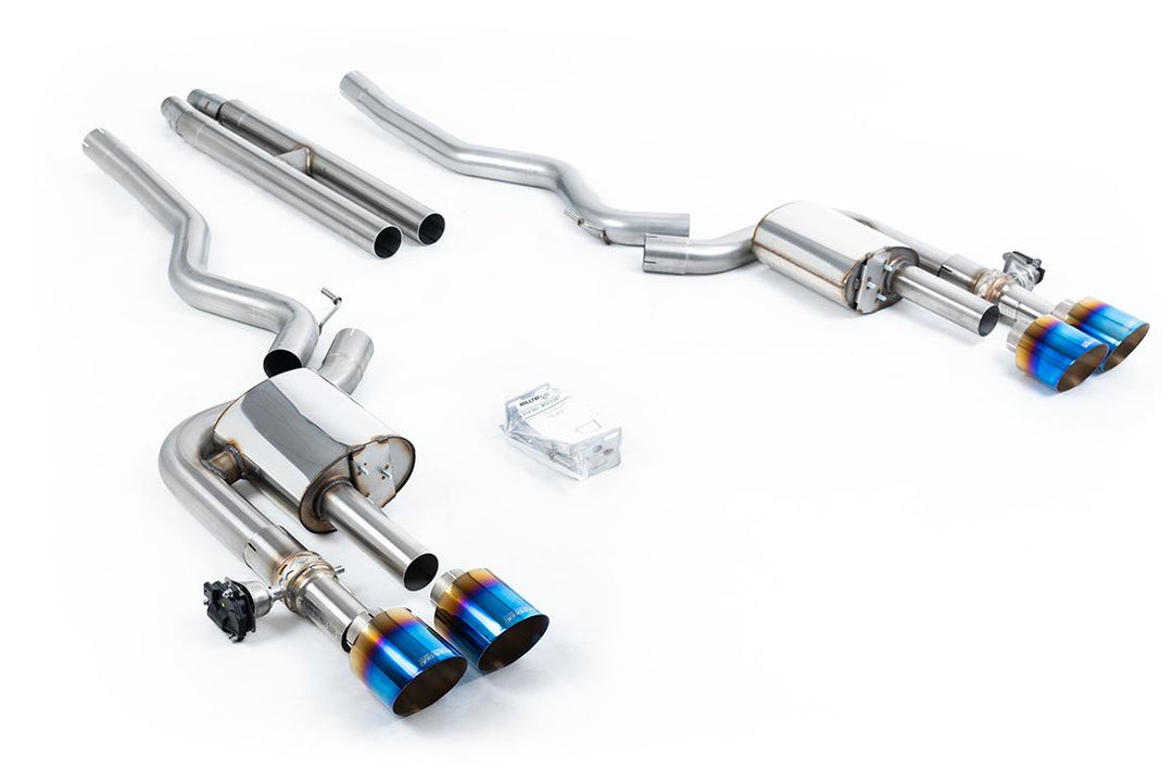 Milltek Ford Mustang S650 Dark Horse Cat-Back (2024 and Later) - Valved / H-Pipe - Titanium