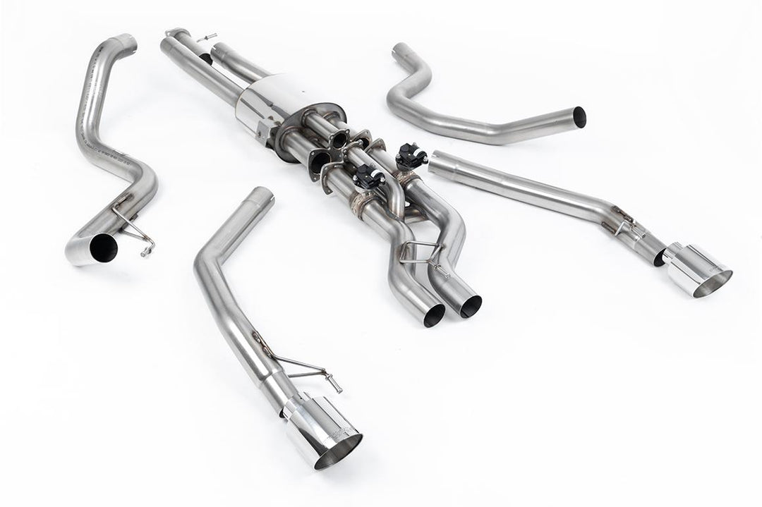 Milltek Ford Ranger Raptor 3.0 Cat-Back (2023 and Later) - Valved - Polished