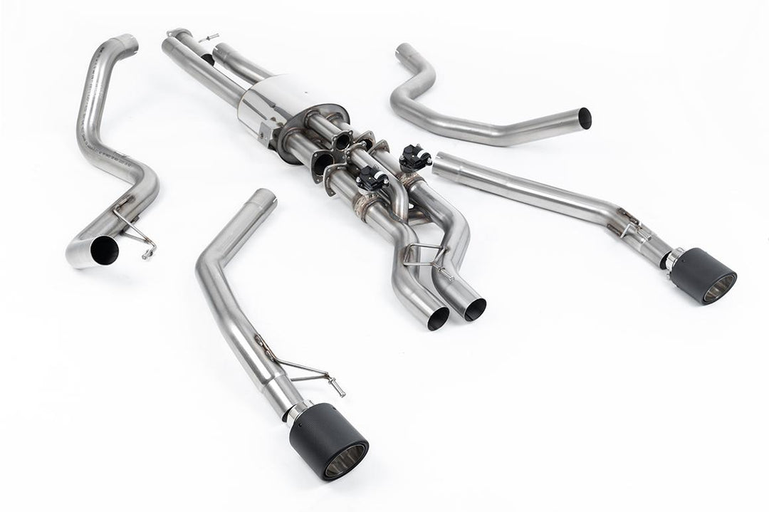 Milltek Ford Ranger Raptor 3.0 Cat-Back (2023 and Later) - Valved - Carbon