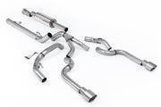 Load image into Gallery viewer, Milltek Ford F-150 5.0 V8 SuperCrew Cat-Back (2021 and Later) - Resonated / Road+ - Brushed Titanium