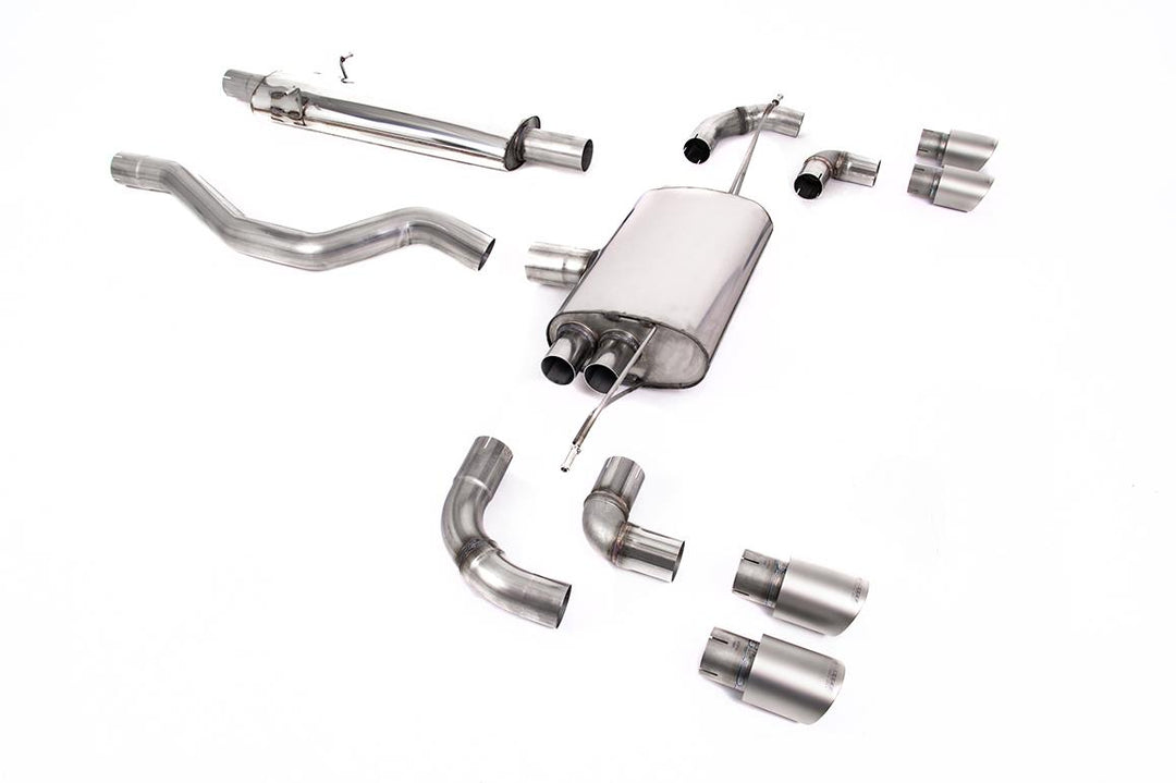 Milltek Defender 110 P300/P400e GPF-Back (2020 and Later) - ECE Approved - Titanium