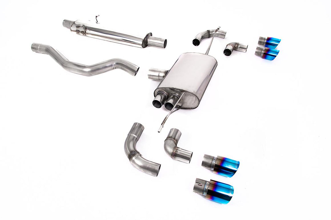 Milltek Defender 110 P300/P400e GPF-Back (2020 and Later) - ECE Approved - Burnt Titanium