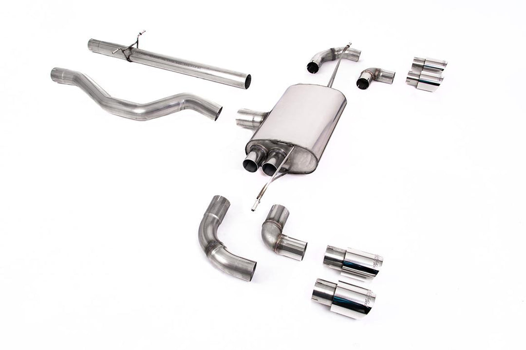 Milltek Defender 110 P300/P400e GPF-Back (2020 and Later) - Non-Resonated / Louder - Polished