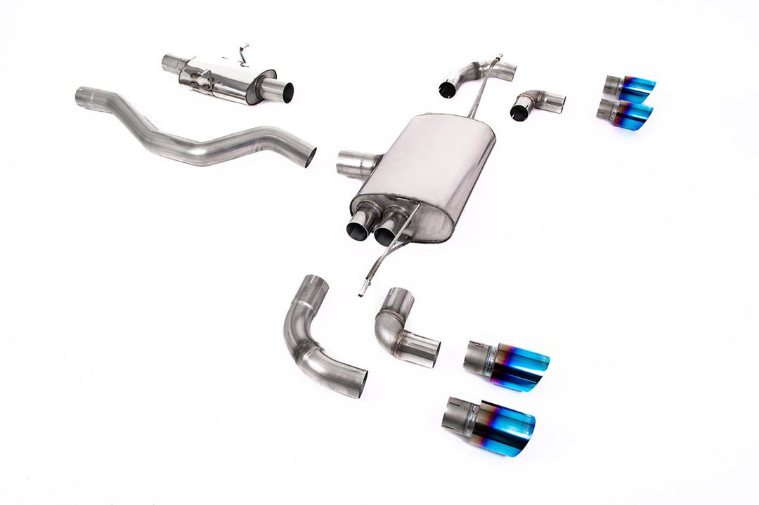 Milltek Defender 90 P300/P400e GPF-Back (2020 and Later) - GPF/OPF-Back - Burnt Titanium