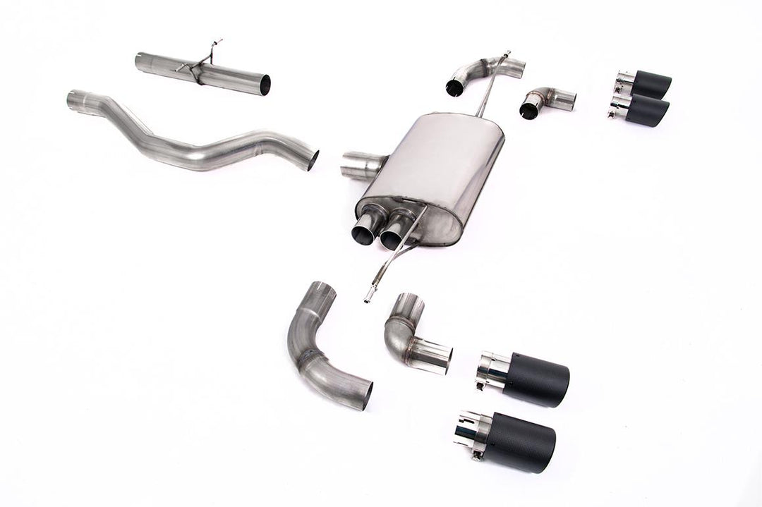 Milltek Defender 90 P300/P400e GPF-Back (2020 and Later) - Non-Resonated / Louder - Carbon