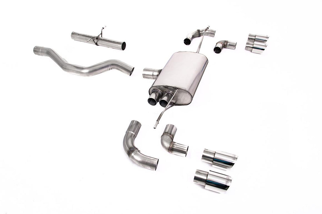 Milltek Defender 90 P400 GPF-Back (2020 and Later) - Non-Resonated / Louder - Polished
