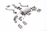 Load image into Gallery viewer, Milltek Defender 90 V8 Cat-Back (2021 and Later) - Resonated / Valved - Brushed Titanium