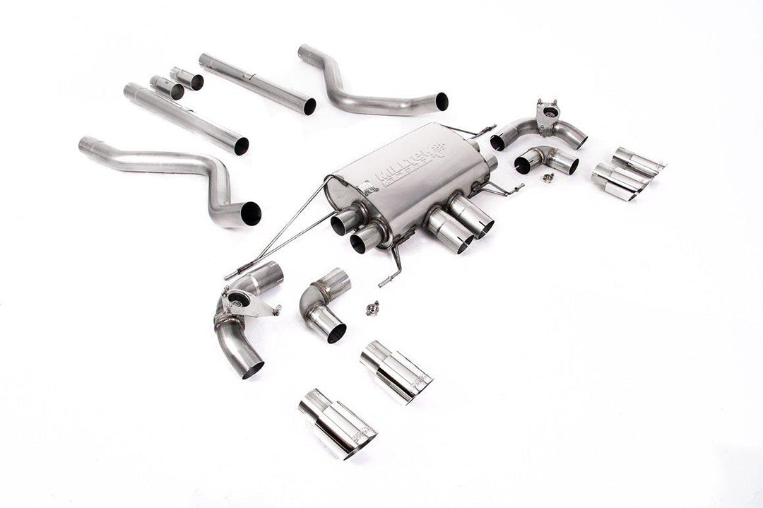 Milltek Defender 90 V8 Cat-Back (2021 and Later) - Non-Resonated / Valved - Polished
