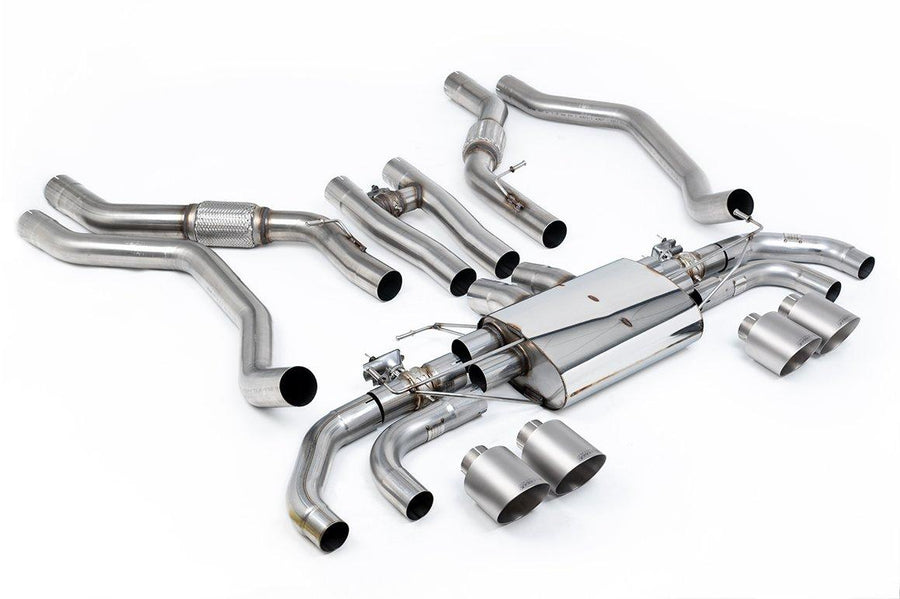 Milltek Range Rover Sport SV Cat-Back (2024 and Later) - Cat-Back - Brushed Titanium