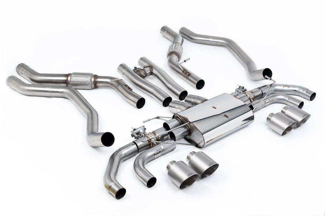Milltek Range Rover Sport SV Cat-Back (2024 and Later) - Cat-Back - Brushed Titanium
