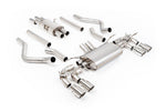 Load image into Gallery viewer, Milltek Defender 130 V8 NAS Cat-Back (2023 and Later) - Resonated / Valved - Polished