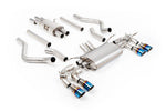 Load image into Gallery viewer, Milltek Defender 130 V8 NAS Cat-Back (2023 and Later) - Resonated / Valved - Burnt Titanium