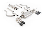 Load image into Gallery viewer, Milltek Defender 130 V8 NAS Cat-Back (2023 and Later) - Resonated / Valved - Carbon