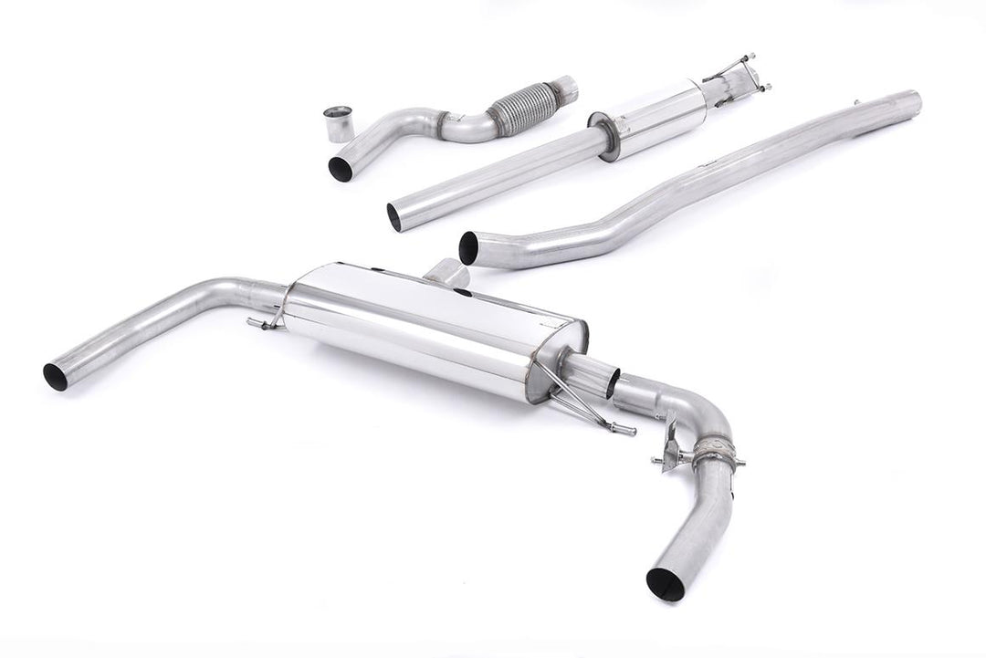 Milltek Mercedes CLA45 AMG Cat-Back (2013 to 2018) - Resonated / Valved / ECE Approved - Standard / No Tip Selection