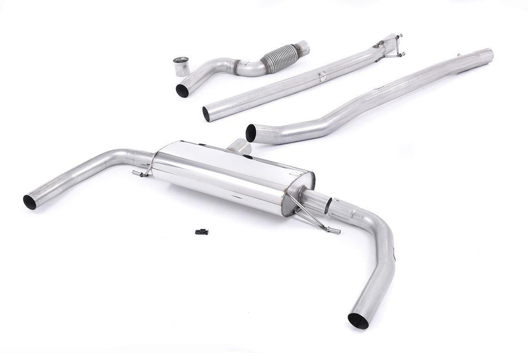 Milltek Mercedes CLA45 AMG Cat-Back (2013 to 2018) - Race / Non-Valved - Standard / No Tip Selection