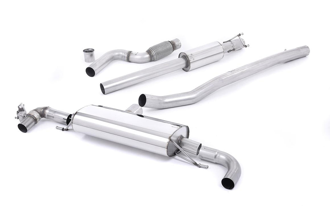 Milltek Mercedes W176 A45 Cat-Back (2012 to 2018) - Resonated / Valved / ECE Approved - Standard / No Tip Selection