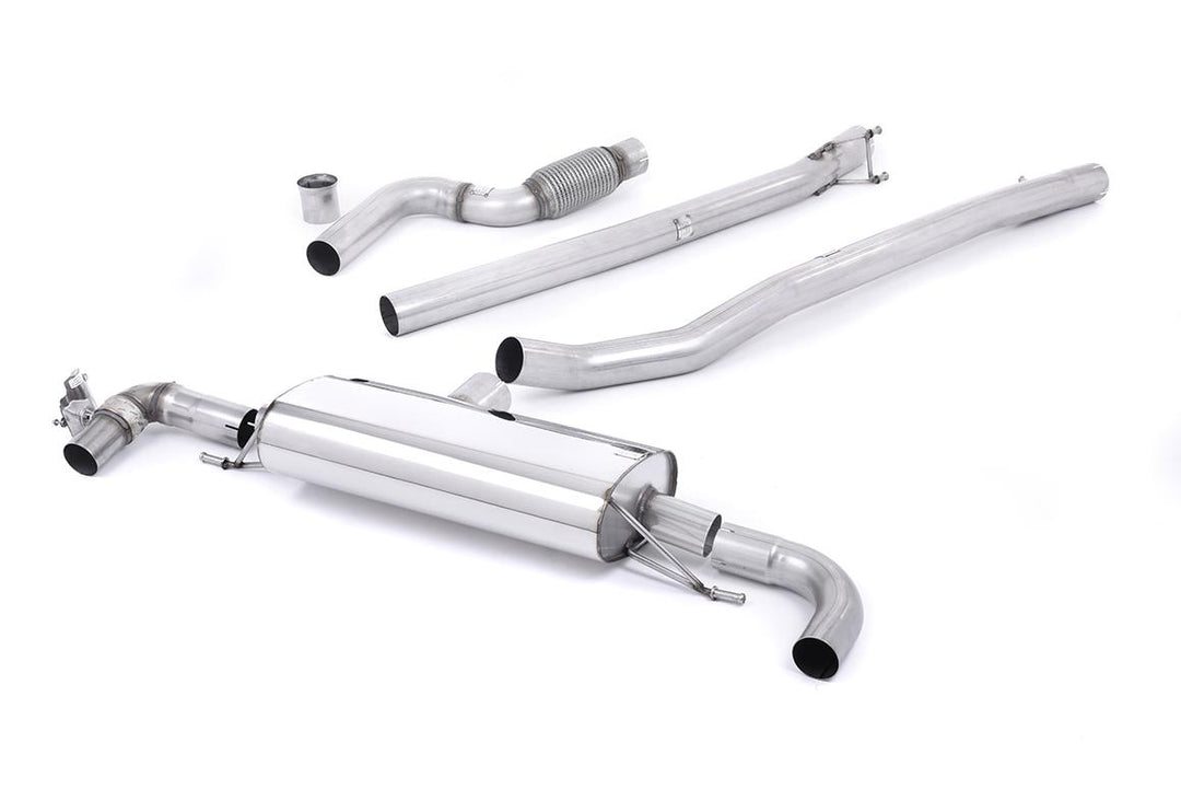 Milltek Mercedes W176 A45 Cat-Back (2012 to 2018) - Non-Resonated / Valved / Louder - Standard / No Tip Selection
