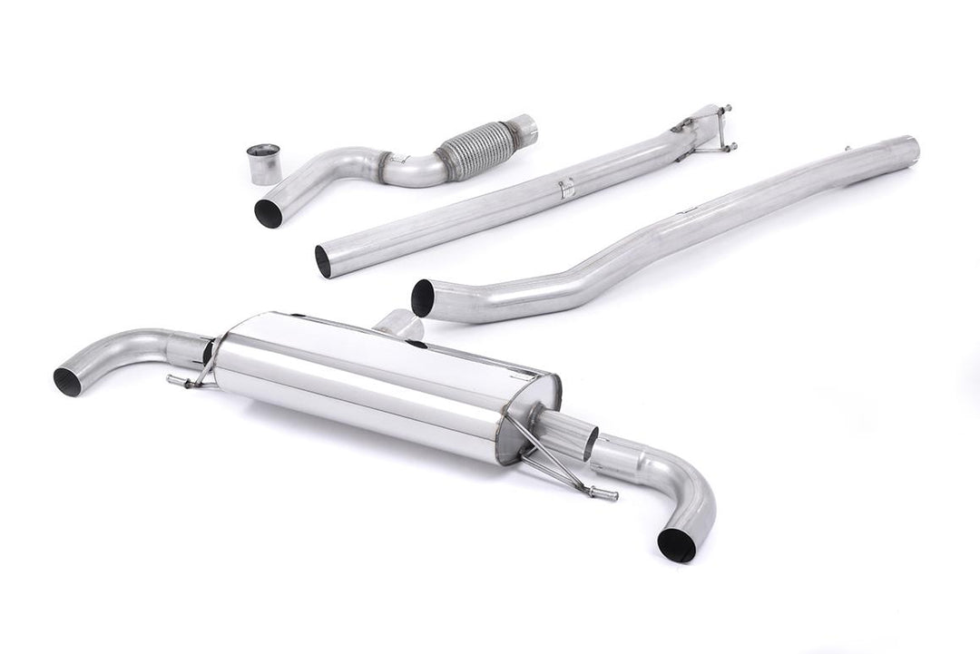 Milltek Mercedes W176 A45 Cat-Back (2012 to 2018) - Non-Resonated / Race / Non-Valved - Standard / No Tip Selection
