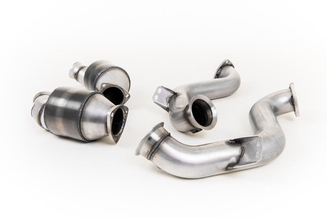 Milltek Mercedes W205 C63/C63S Downpipes (2015 and Later) - Race - Standard / No Tip Selection