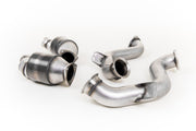 Milltek Mercedes W205 C63/C63S Downpipes (2015 and Later) - Race - Standard / No Tip Selection