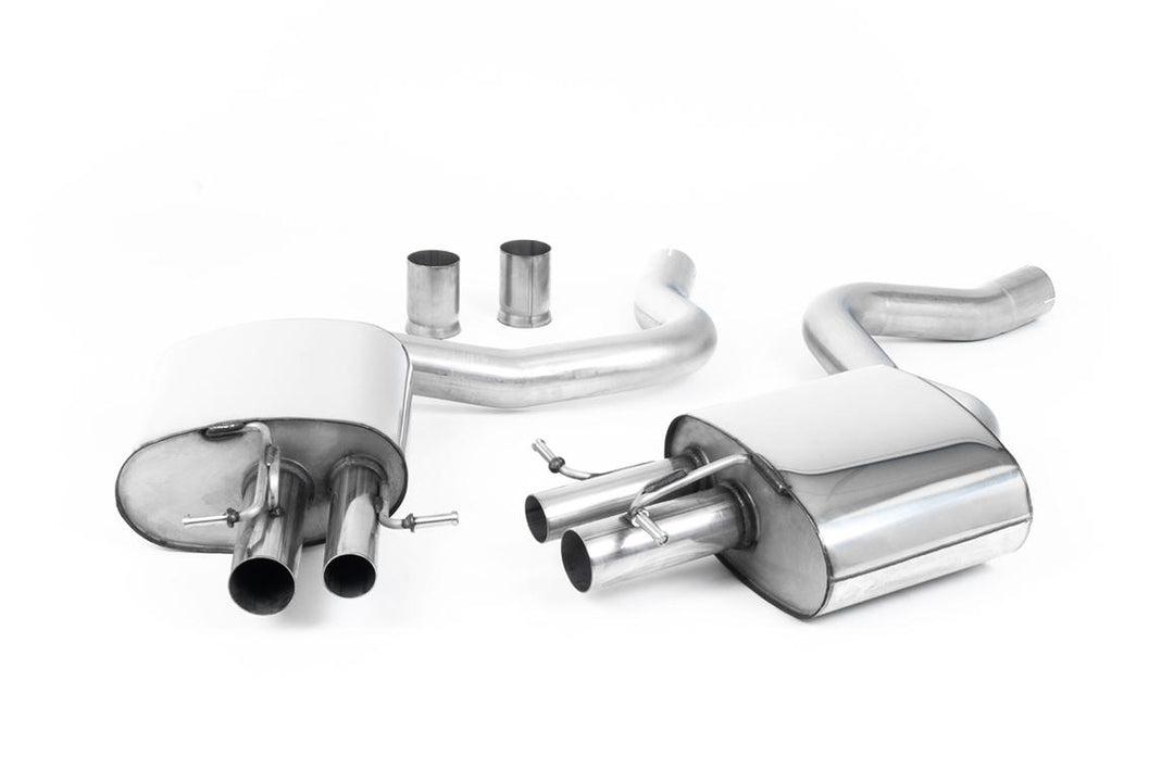 Milltek Mercedes W205 C63/C63S Rear Exhaust (2015 and Later) - Non-Valved / ECE Approved - Standard / No Tip Selection