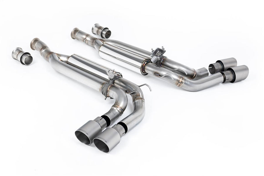 Milltek Mercedes G63 W463 Cat-Back (2019 and 2024) - Valved - Brushed Titanium