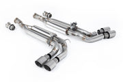 Milltek Mercedes G63 W463 Cat-Back (2019 and 2024) - Valved - Brushed Titanium