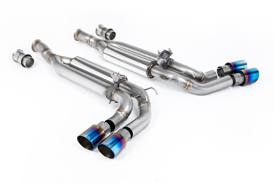 Milltek Mercedes G63 W463 Cat-Back (2019 and 2024) - Valved - Titanium