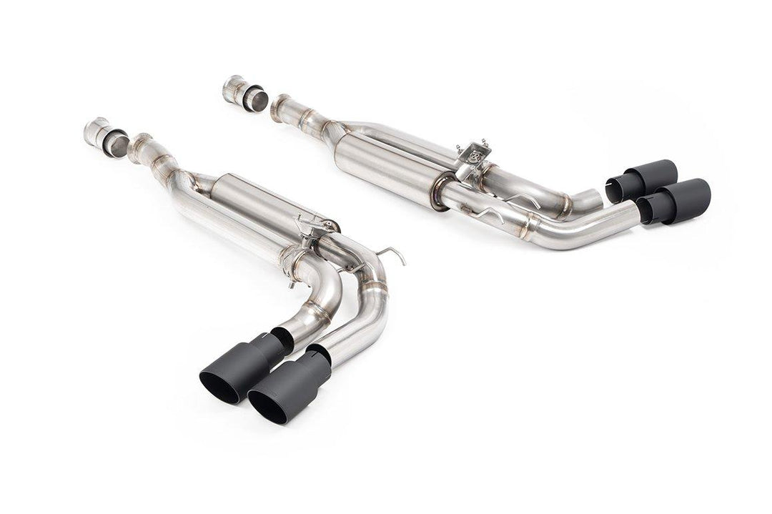 Milltek Mercedes G63 W465 Cat-Back (2024 and Later) - Valved - Cerakote Black