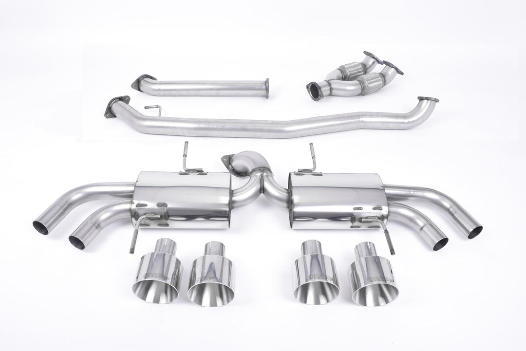 Milltek Nissan GT-R R35 Cat-Back (2009 to 2015) - Non-Resonated / Louder (SSXNI006) - Standard / No Tip Selection