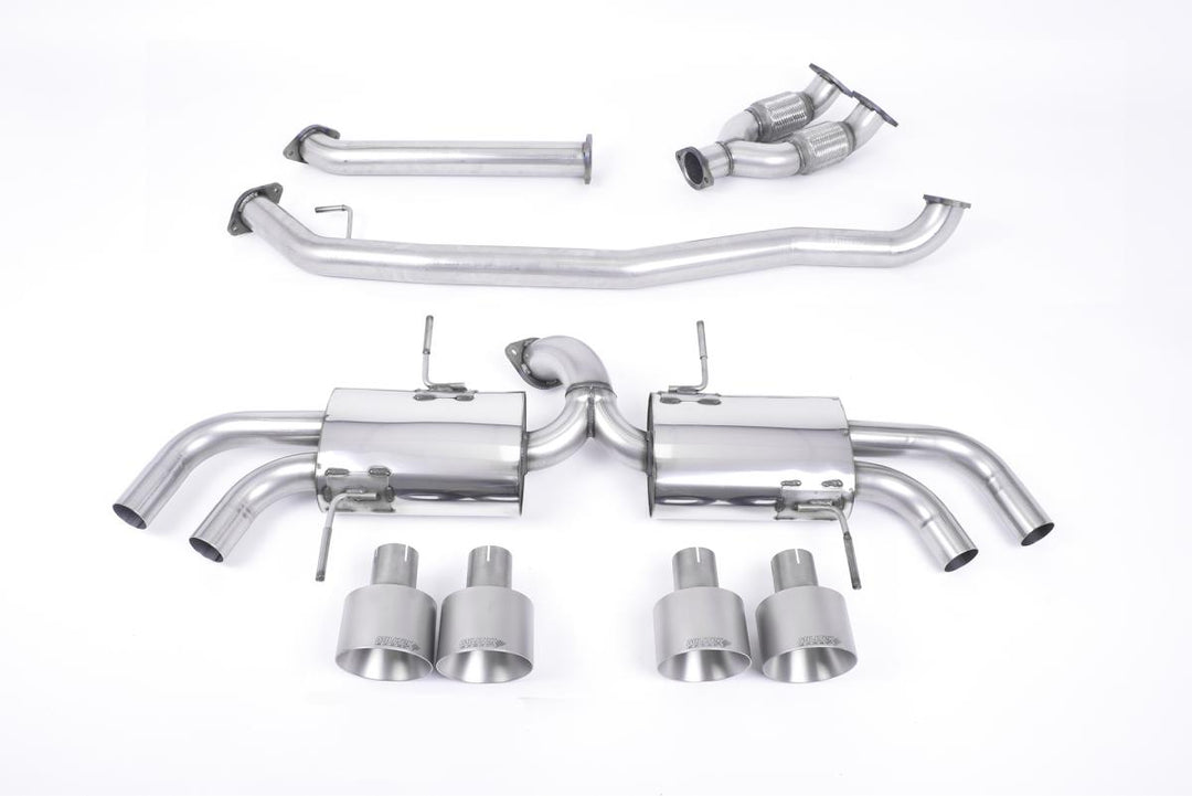 Milltek Nissan GT-R R35 Cat-Back (2009 to 2015) - Non-Resonated / Louder (SSXNI009) - Standard / No Tip Selection