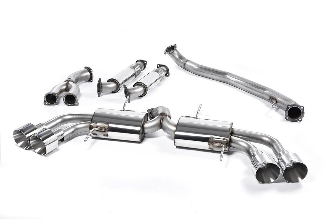 Milltek Nissan GT-R R35 Cat-Back (2009 to 2015) - Race (SSXNI010) - Standard / No Tip Selection